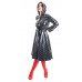 KLEMARO PVC Plastik - Damen - Mantel Regenmantel Plastikregenmantel RA69 ROMANTICA RAINCOAT