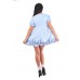KLEMARO PVC Plastik - Kleid Nachtkleid Nachthemd DR30 VINTAGE NIGHTDRESS