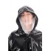 KLEMARO PVC Plastik - Zusatzkapuze Gesichtsmaske für Regenmäntel HO25 INNER HOOD