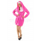 KLEMARO PVC Plastik - Nonnen Outfit kurz Kostüm UN11 SHORT NUNS DRESS