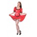 KLEMARO PVC Plastik - Dienstmädchen-Kostüm Putzfrauenkleid UN17 LADIES WAITRESS DRESS